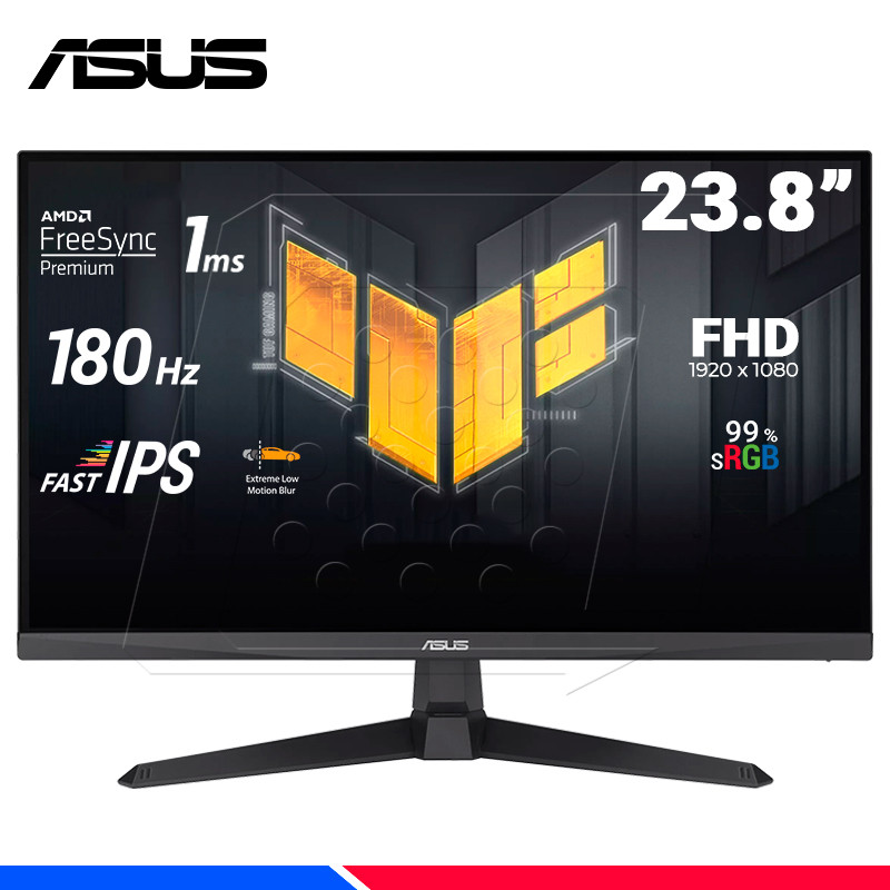 MONITOR ASUS TUF Gaming VG249Q3A, 23.8 FAST IPS, FHD, 180Hz, 1ms, FreSync