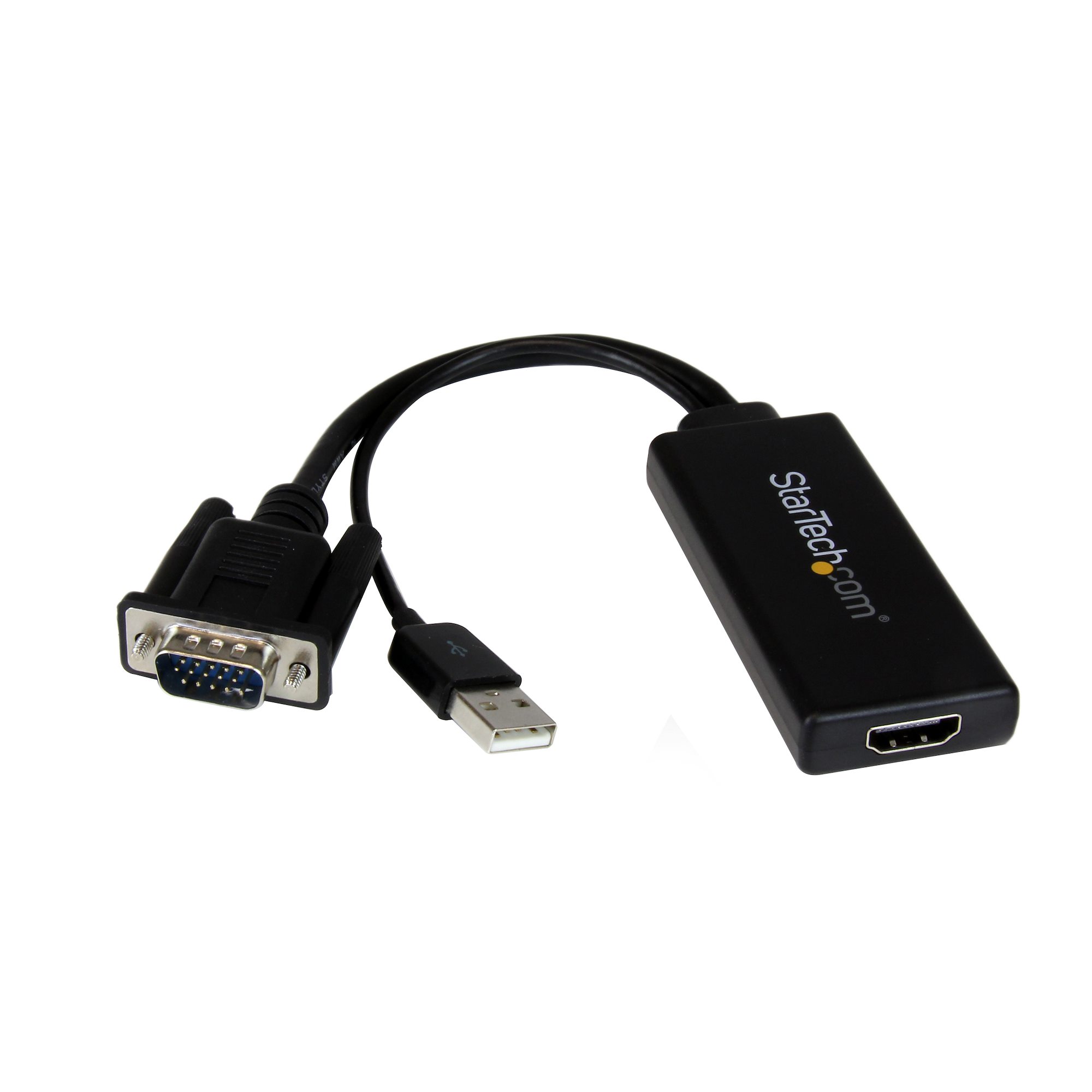 StarTech.com Adaptador A/V - 1 Solamente - Negro