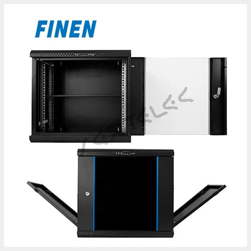 Gabinete de Pared 9-RU 501 x 540 x 400mm c/puerta de vidrio. (SE ENTREGA DESARMADO)