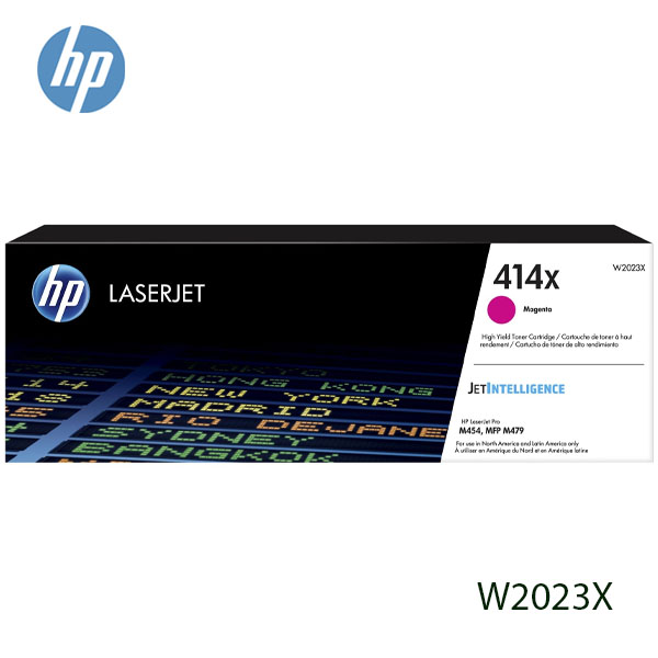 TONER HP W2023X (414X) L.J. M454 MAGENTA 6,000 PGS