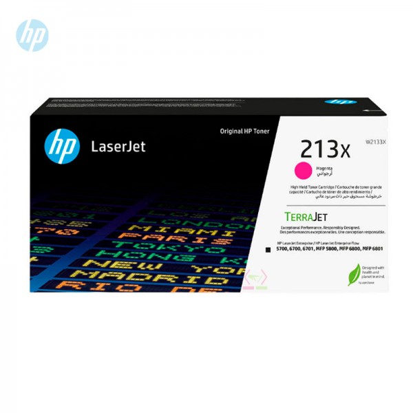 HP W2133X 213X High Capacity Magenta Toner Cartridge (6,000 Paginas)