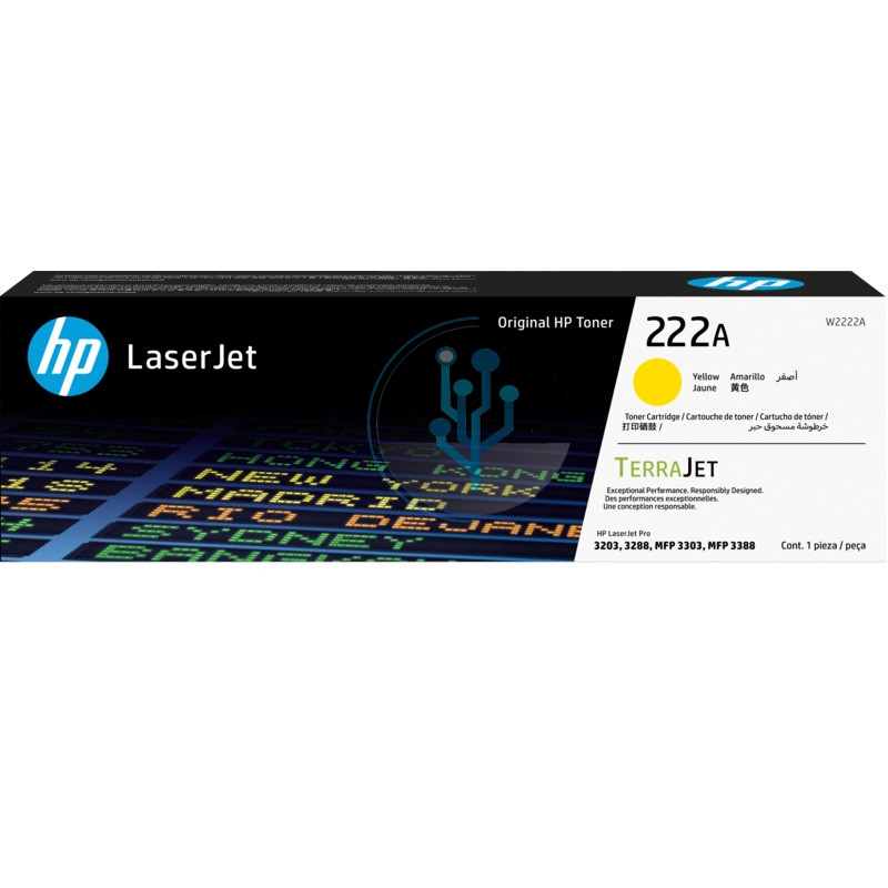 Toner Hp 222a YELLOW Original Laserjet W2222a