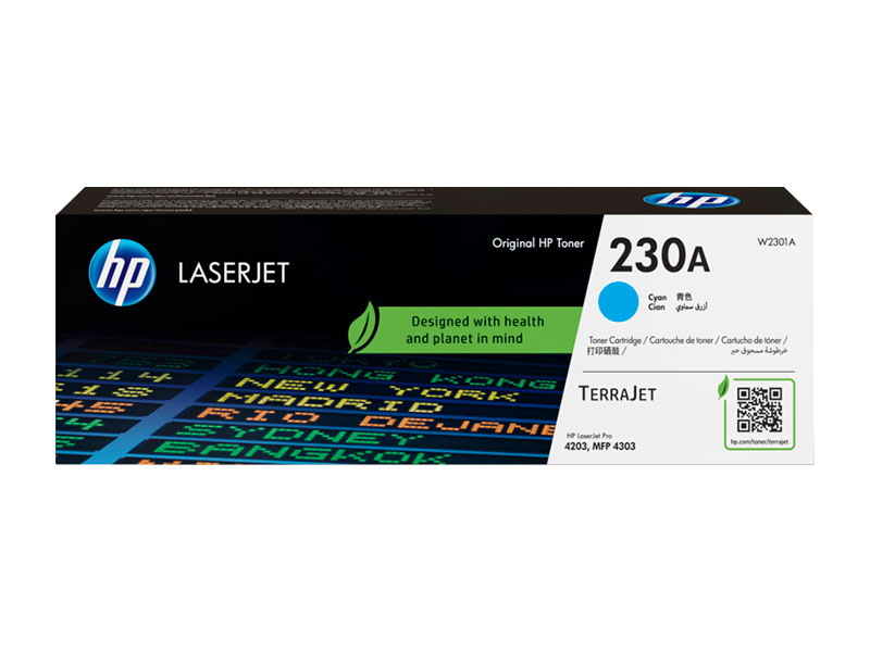 Cartucho de Toner HP 230A Cian Original 1800pag.