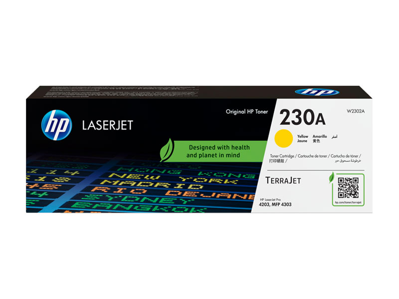 TONER HP W2302A (230A) L.J.4303FDW YELLOW 1,800 PAGS
