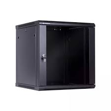 Gabinete de Pared 12-RU 635 x 600 x 600mm (Puerta c/Vidrio de Seguridad y Paneles Laterales Desmontables)