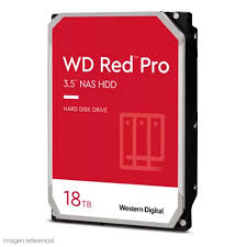Disco duro interno Wester Digital de 18TB 3.5" para NAS Red Pro | WD181KFGX