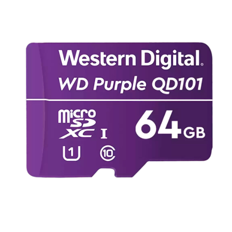 WD Purple SC QD101 WDD064G1P0C - Tarjeta de memoria flash - 64 GB