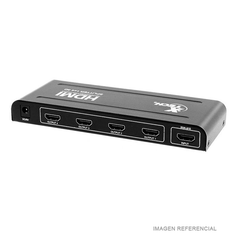 Xtech - HDMI Splitter - 1 Input to 4 Outputs