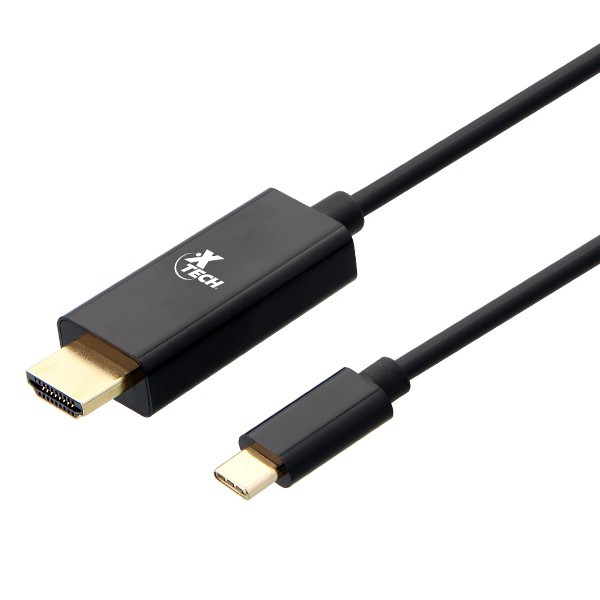 CABLE XTECH XTC-545 USB TIPO-C MACHO A HDMI MACHO 1,8M