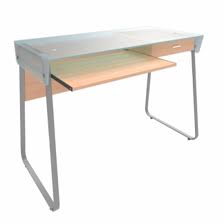 Xtech - Desk S Lvl XTF-CD197 - Escritorio para computadora con tope de vidrio