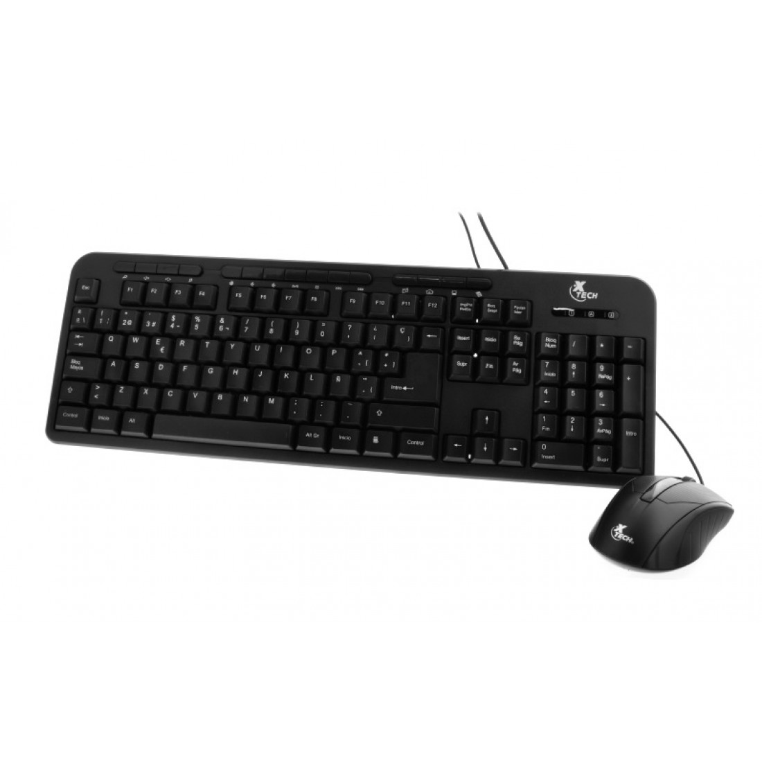 Xtech - Keyboard and mouse set - Wired