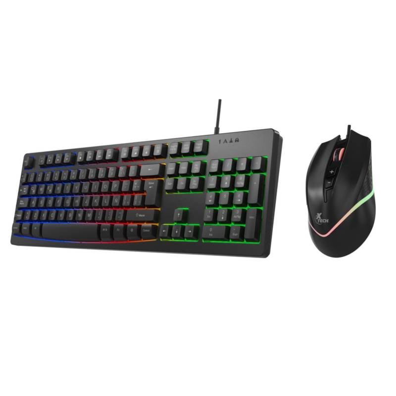 Xtech - Keyboard and mouse set - Wired
