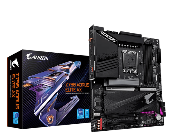 MAINBOARD GIGABYTE Z790 AORUS ELITE AX, DDR5, WI-FI, LGA 1700.