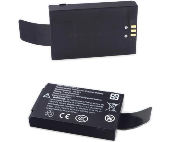 ZKTECO IK7 Battery Ups 7.4v Ulface800, G3 2000mah lithium-Ion