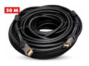 CABLE HDMI 2.0 DE COBRE DE LONGITUD 30 METROS 18GBPS ULTRA HD 4K A 30HZ CON AMPLIFICADOR 24AWG LANCOM