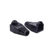 CAPUCHAS PARA LOS CONECTORES RJ-45 DE RED NEGRO