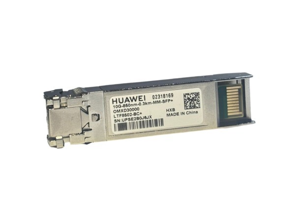 SFP+ TRANSCEIVER, 10G, MM,850NM, 300MTS, LC CONNECTOR DUPLEX, WITH DDM, MULTIMODO, HUAWEI
