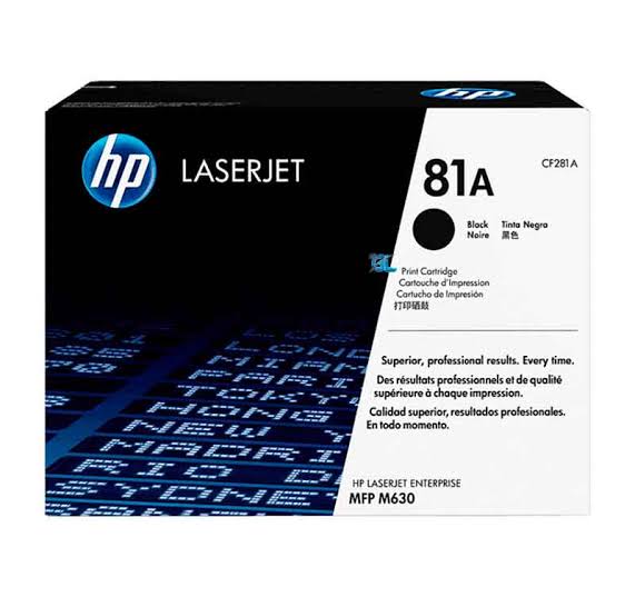 Toner hp 81A cf281A Negro Original para LaserJet M401/M425