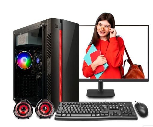 Computadora Intel Core i5 12400 12th Gen RAM 32GB DDR4 SSD 1TB M.2 TARJETA H610 FUENTE REAL 350Q TECLADO Y MOUSE