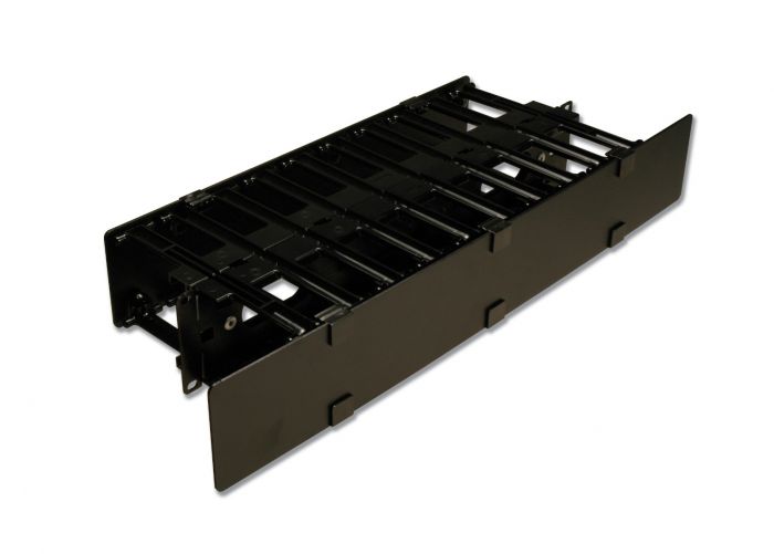 Siemon HCM-4-2U Organizador de cable Horizontal 2RU, Negro