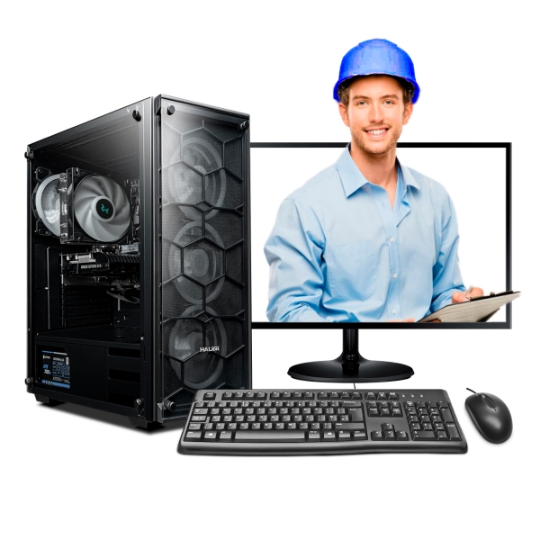 Computadora Core i7 12700F, PLACA B 760,  RAM 32GB, SSD 1TB M.2, TARJETA DE VIDEO RTX5060 8GB FUENTE 850W 80 BRONZE, MONITOR 24 FHD TECLADO Y MOUSE