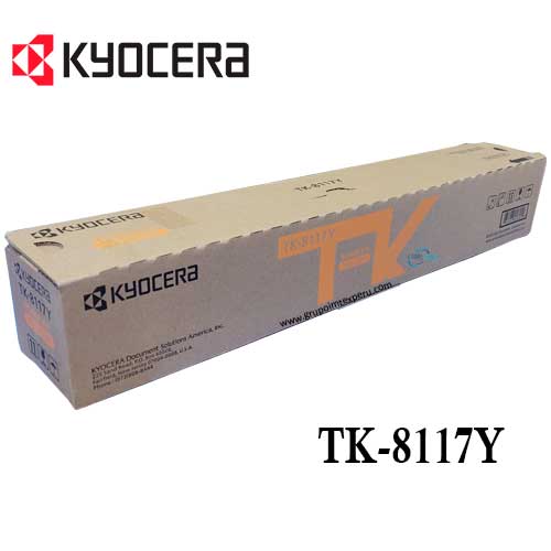 Toner Kyocera Tk-8117Y Yellow Ecosys M8124Cidn 6Kpg