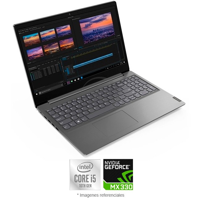 Laptop Lenovo V15, Intel Core i5-1035G1 Hasta 3.6GHz, RAM 8GB, HDD 1TB, Video 2 GB Nvidia MX330, Pantalla LED 15.6\" HD, Windows 10 Pro