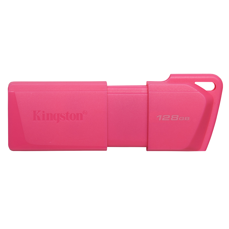 memoria flash usb kingston datatraveler exodia m,128gb, interfaz: usb 3.2 gen 1, rosa