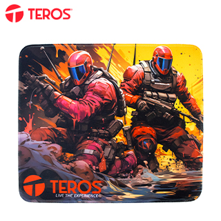 MOUSE PAD STD  TE3019 BK