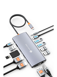 NOVOO HUB DOCKIN USB-C 14-IN-1