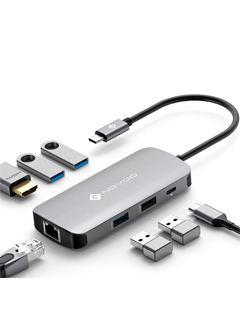 NOVOO HUB DOCKING USB-C 7-IN-1
