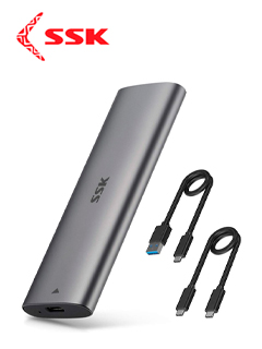 ENCLOSURE TF SSD M.2 NVME USBC