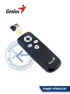 PRESENTADOR GENIUS C/PUNTERO MEDIA POINTER 100 RUN CARD BLACK (PN 31090015100)