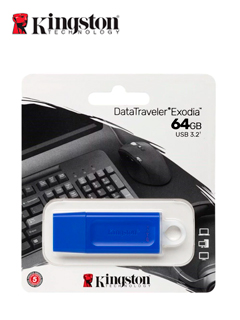 USB KT DT EXODIA 64GB 3.2 AZUL