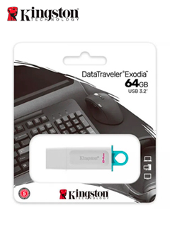 USB KT DT EXODIA 64GB 3.2 BLAN