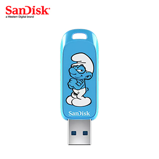 USB SANDISK SMURFS 64G 3.2