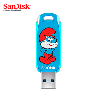 USB SANDISK SMURFS 128GB 3.2
