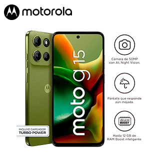 SMARTPH MOTO G15 4GB 256GB VER