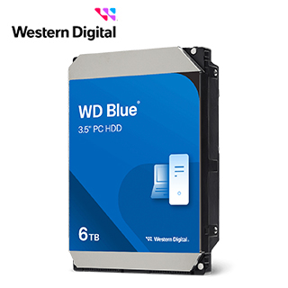 HD WD BLUE 6TB SATA 256MB 5400