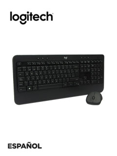 TECLADO LOGITECH + MOUSE MK540 WIRELESS USB SP BLACK (PN 920-008673)