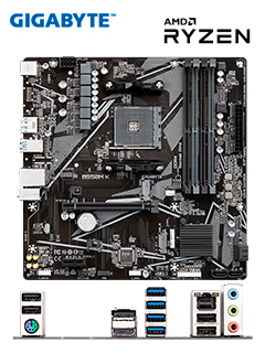 MB GB B550M K AM4 S/V/L DDR4