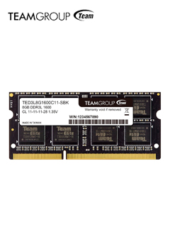 MEM SODIMM TG 8GB 1600 1.35V