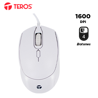 MOUSE STD USB TE1225 WH