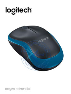 MOUSE LOGITECH M185 WIRELESS BLUE (910-003636)