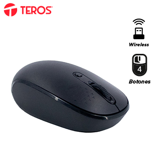 MOUSE WIRELESS  TE1237 BLACK