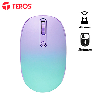MOUSE WIRELESS  TE1239 PURPLE