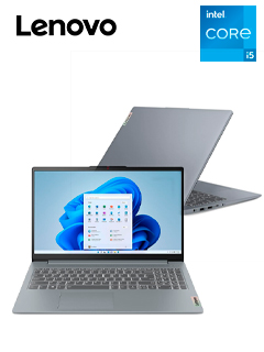 IdeaPad Slim 3 15IRU8 - Intel Ci5 1335U - RAM 16GB DDR5 - 512GB SSD - Video Integrado Intel Iris Xe Graphics - FreeDOS - 15.6in FHD - Gray - Garantia 1Year Carry In