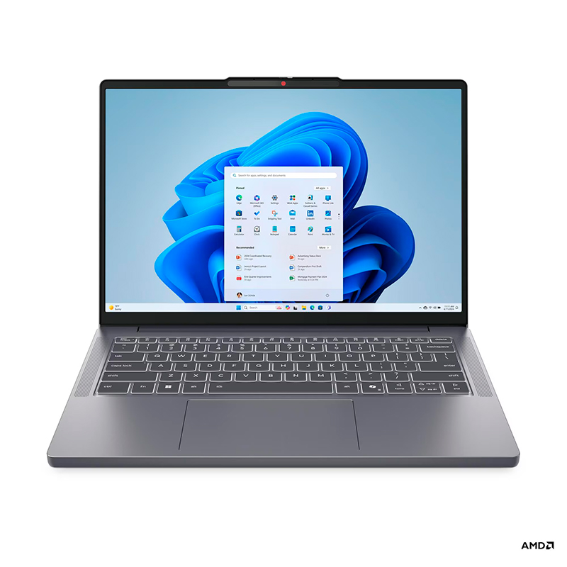 notebook lenovo ideapad slim 3, 14 wuxga oled, ryzen 7 7735hs 3.2/4.75ghz, 16gb ddr5