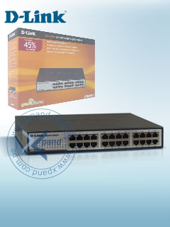 D-LINK SWITCH 24-PORT GIGABIT
