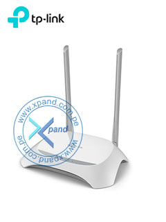 TL-WR840N - N300 Wi-Fi Router 300 Mbps at 2.4 GHz 2× Antennas, 1× 10/100M WAN Port + 4× 10/100M LAN Ports